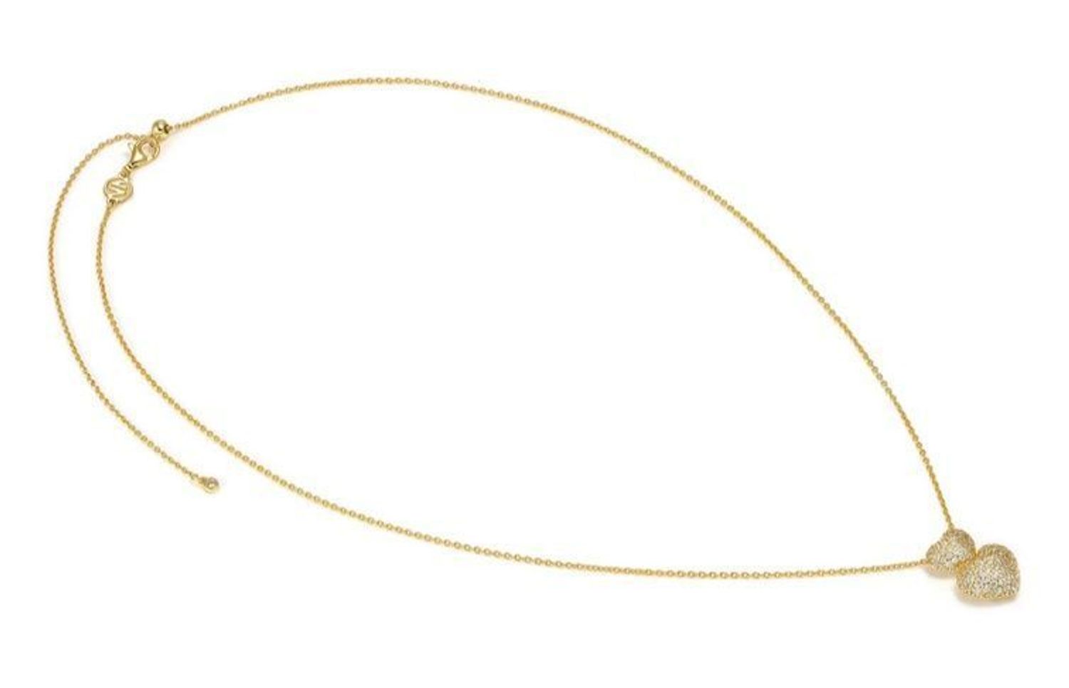 Naszyjnik Nomination LifePoetry z podwójnym pozłacanym sercem z bambusa i białymi cyrkoniami (2).jpg